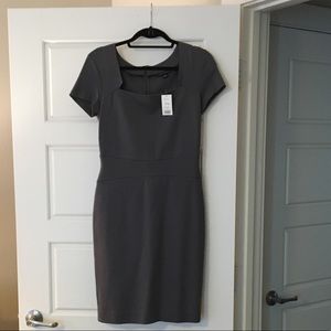 Banana Republic Gray Sheath Dress